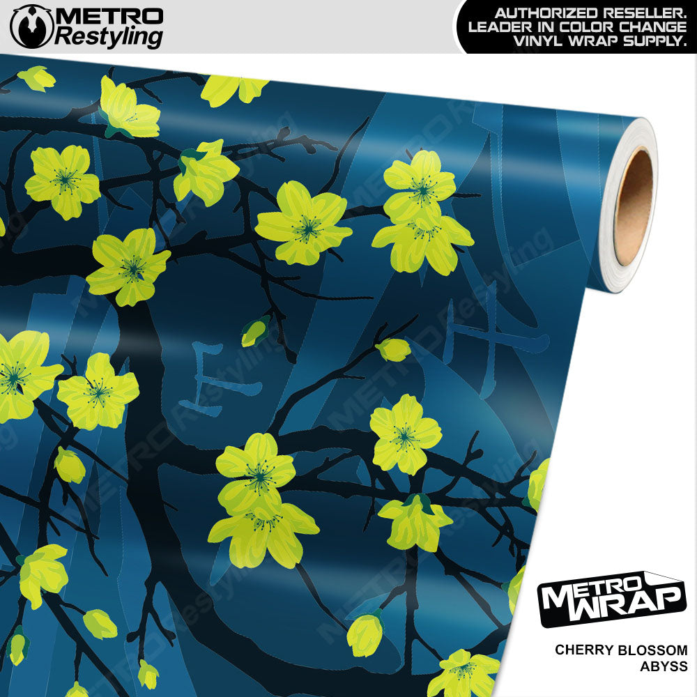 Metro Wrap Cherry Blossom Abyss Vinyl Film