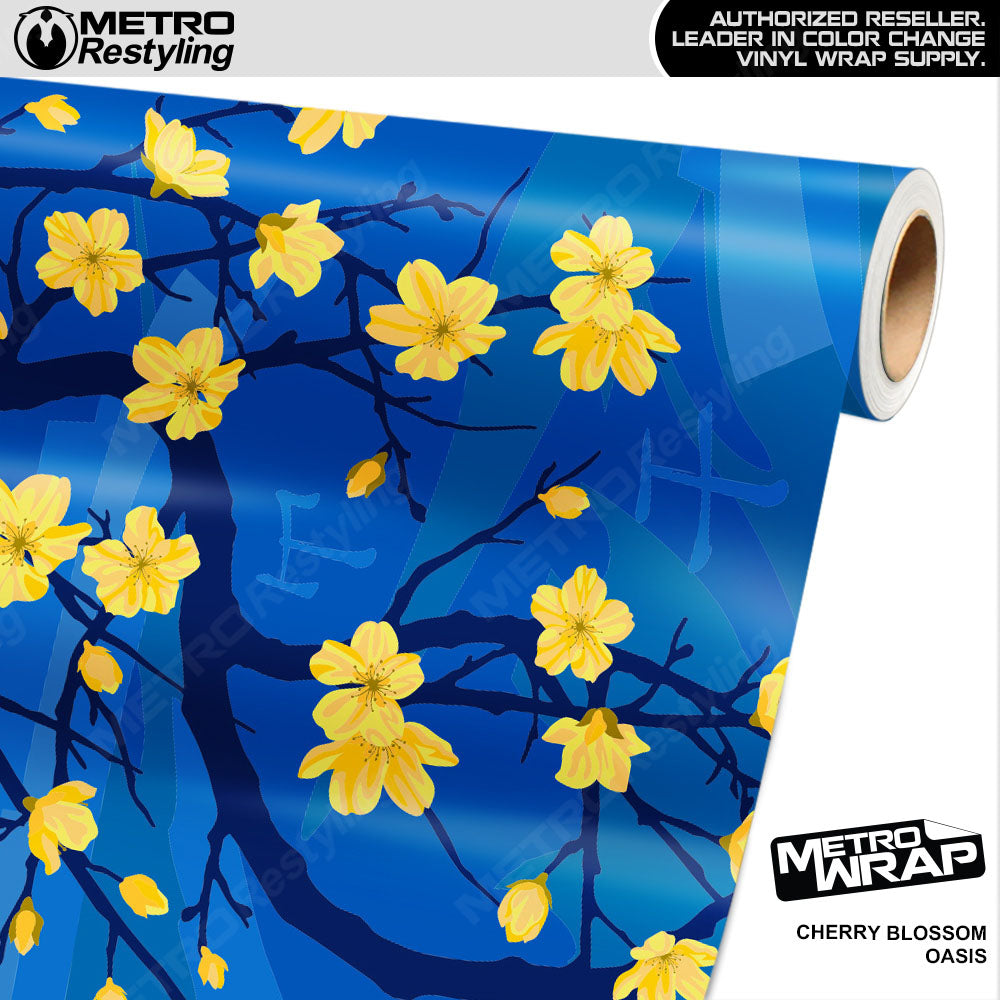 Metro Wrap Cherry Blossom Oasis Vinyl Film