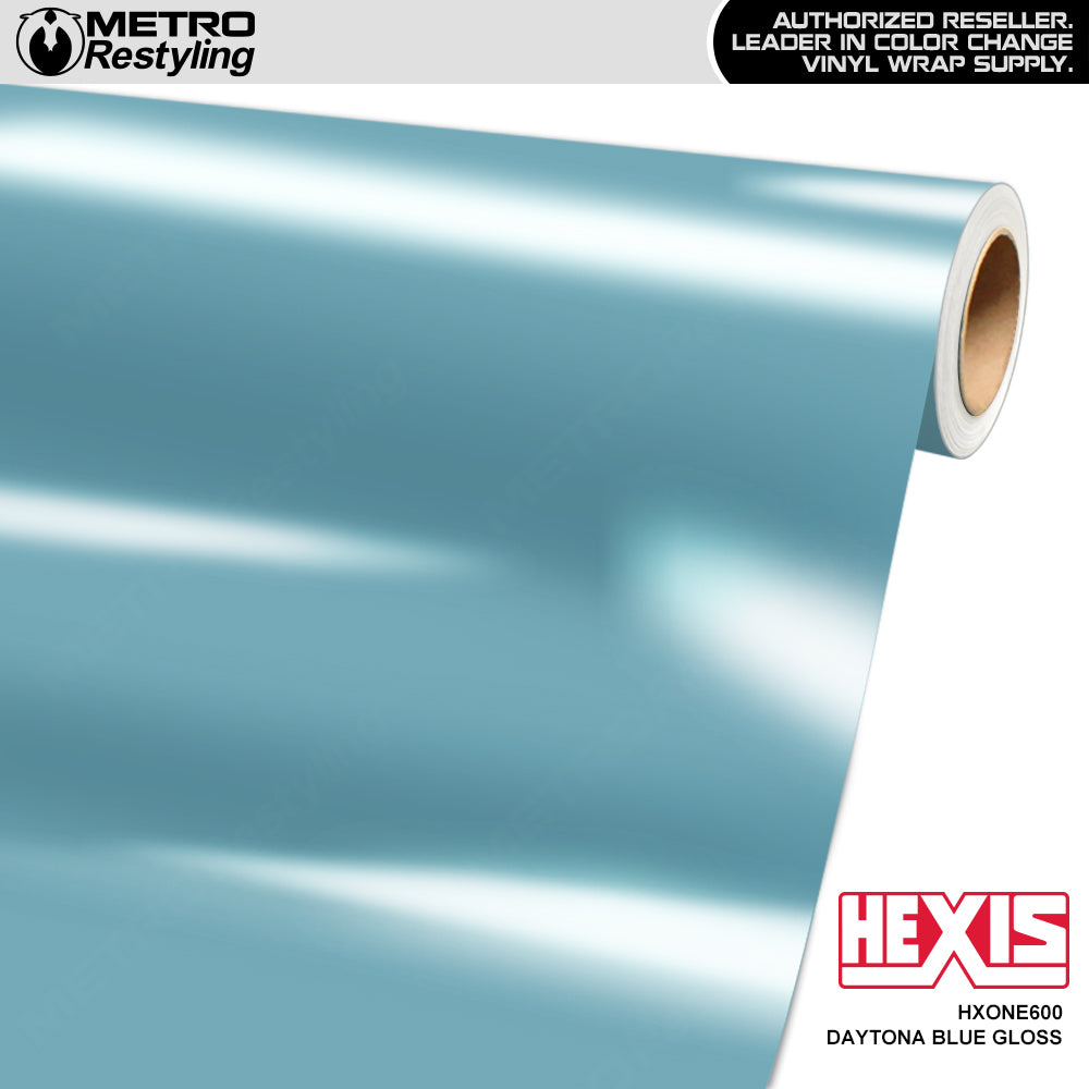 Hexis Gloss Daytona Blue Vinyl Wrap | HXONE600