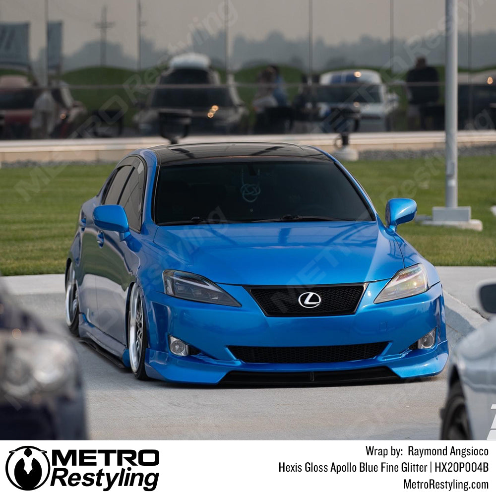 Apollo Blue Color Gloss Apollo Blue Fine Glitter - Hexis | Metro Restyling