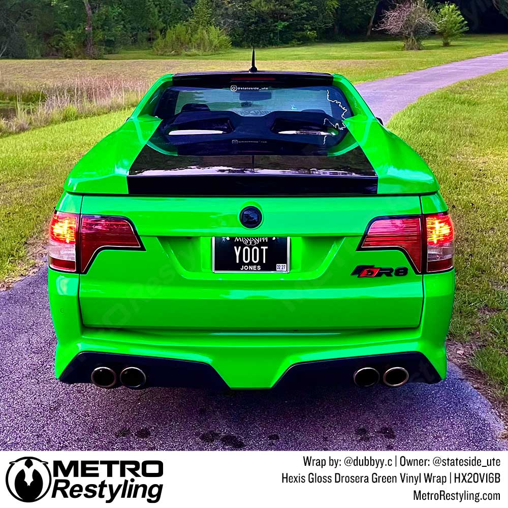 Hexis Gloss Drosera Green Vinyl Wrap | HX20V16B