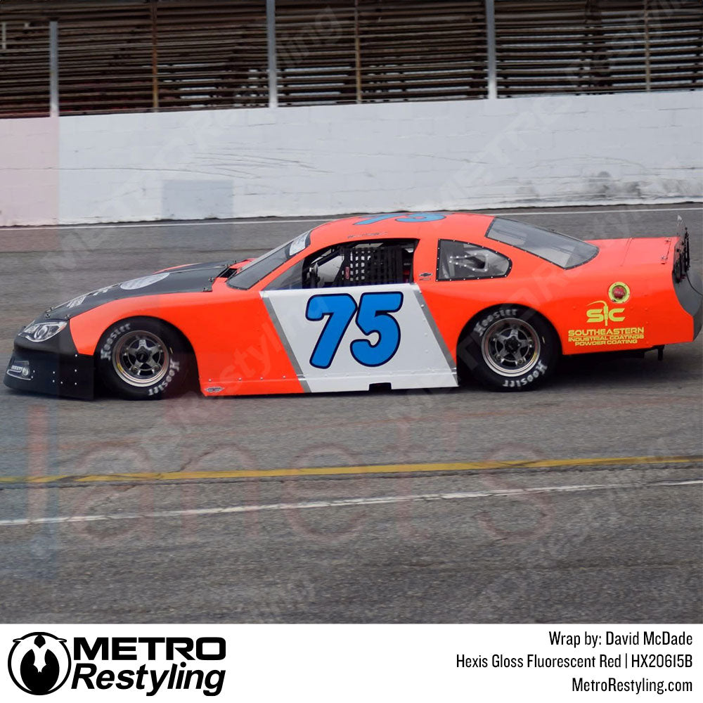 Satin Fluorescent Red - Hexis | Metro Restyling