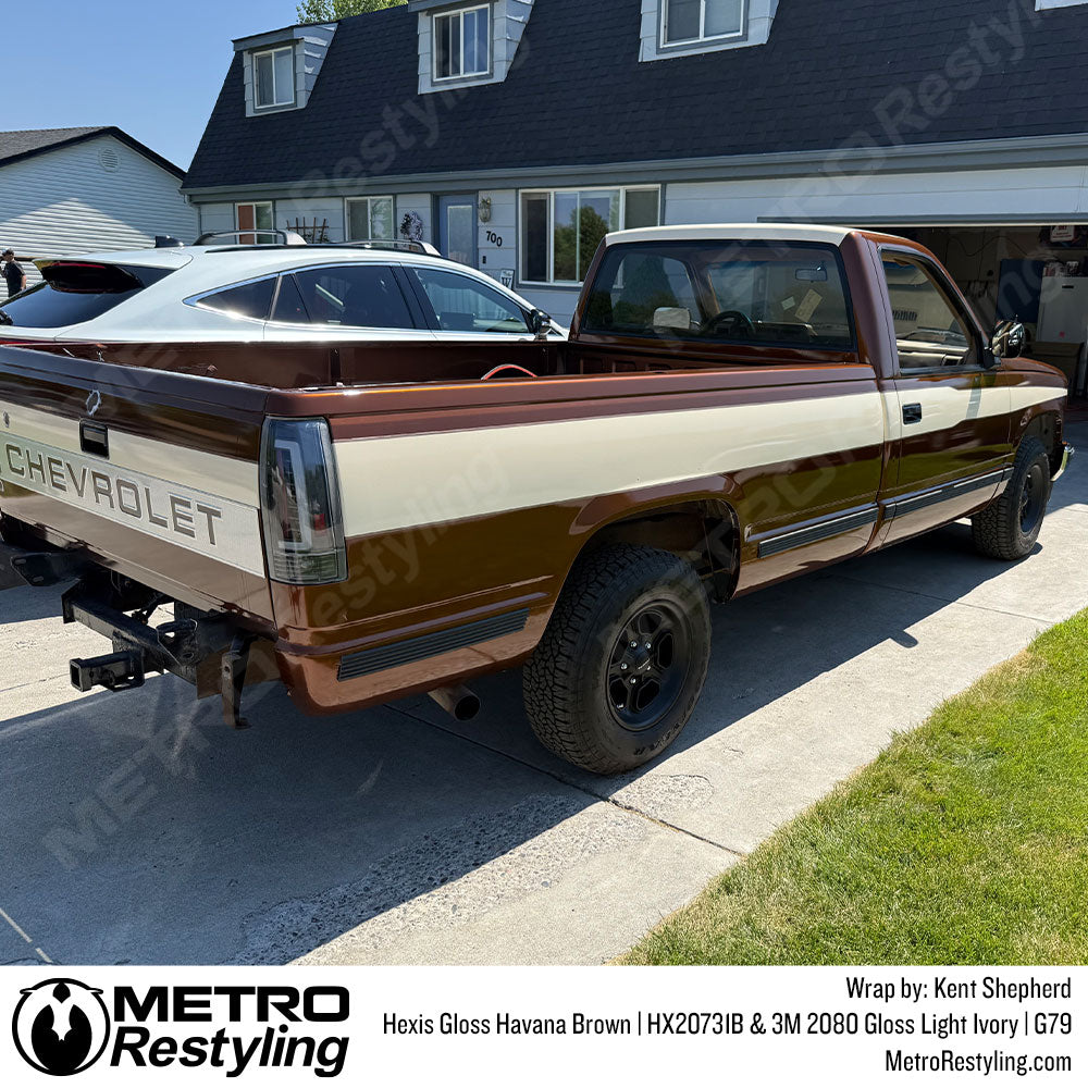 tan truck accents