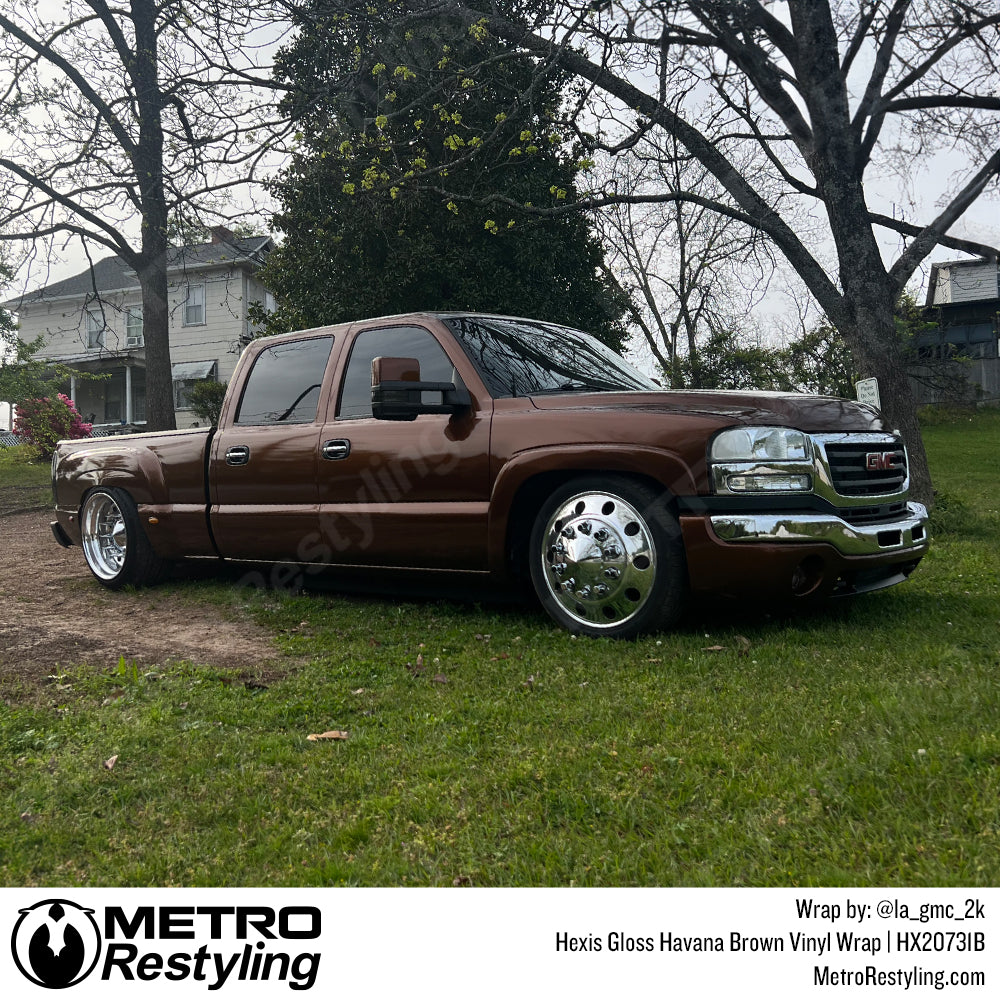 brown gmc sierra wrap
