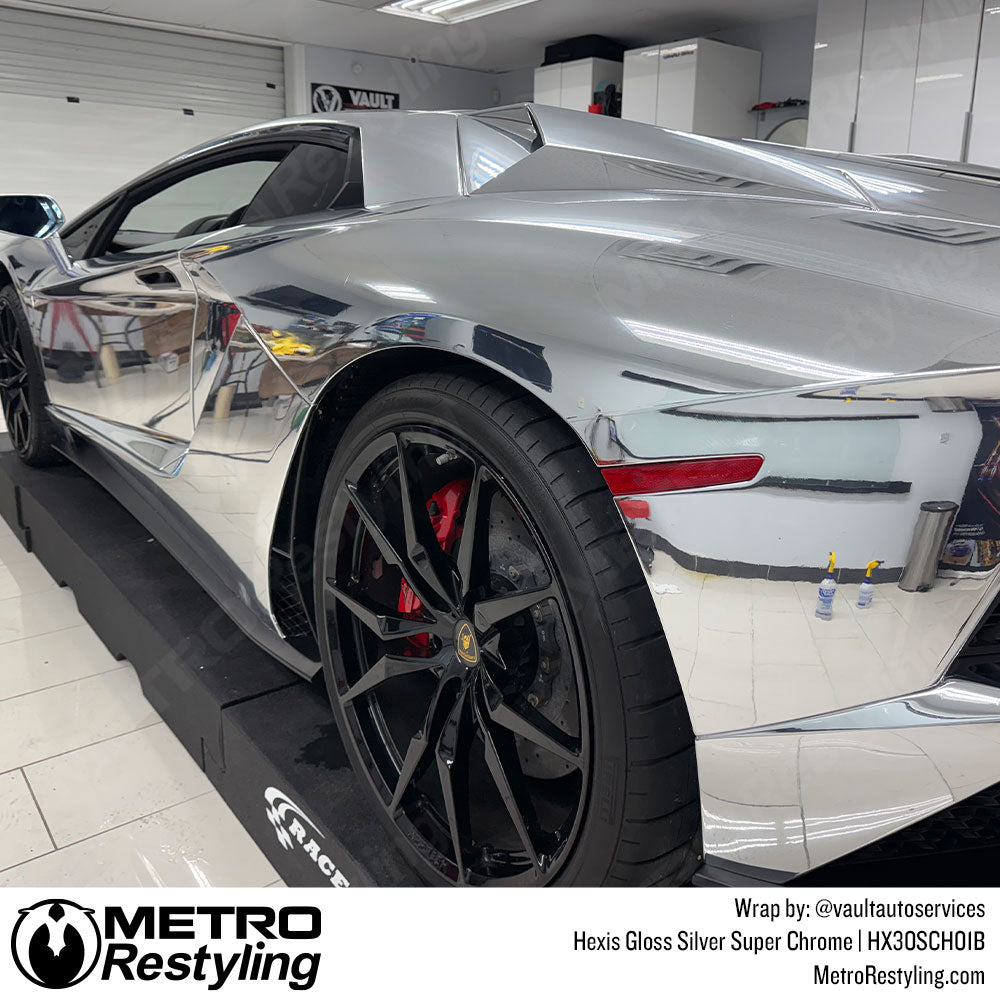 Gloss Silver Super Chrome - Hexis | Metro Restyling