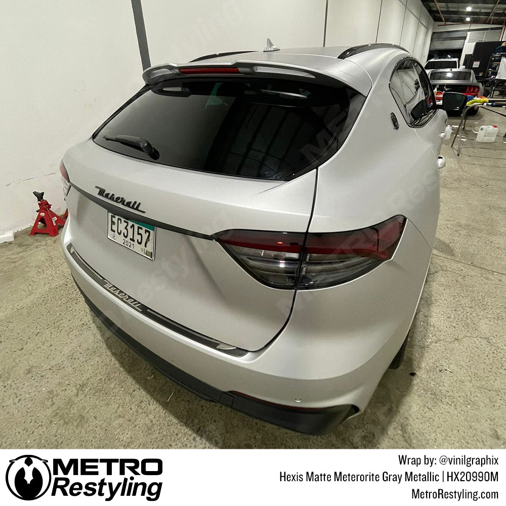 Maserati Wrapped Meterorite Gray Metallic 