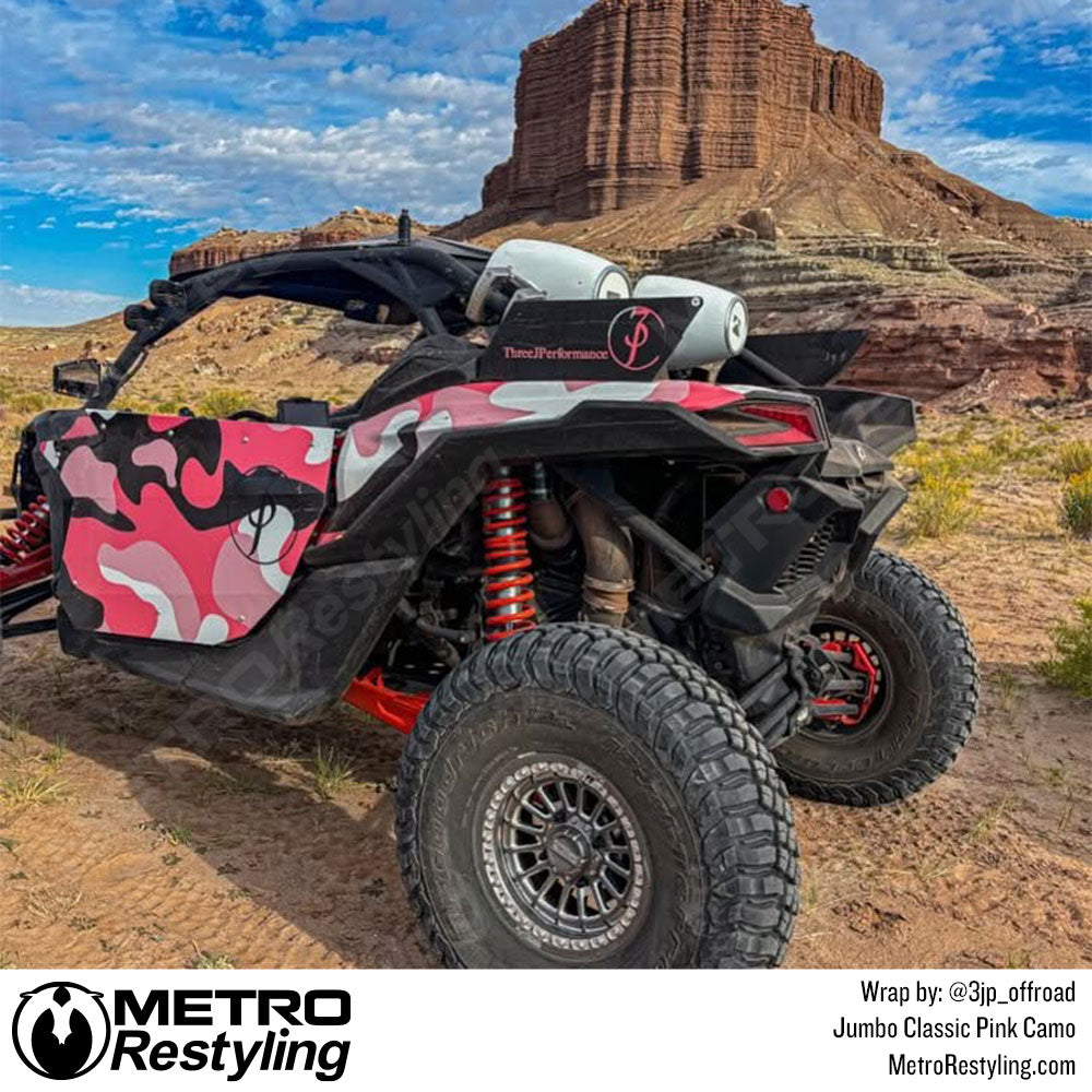 pink camo atv
