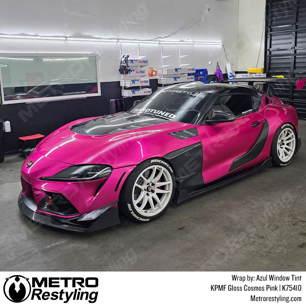 pink toyota supra gr wrap