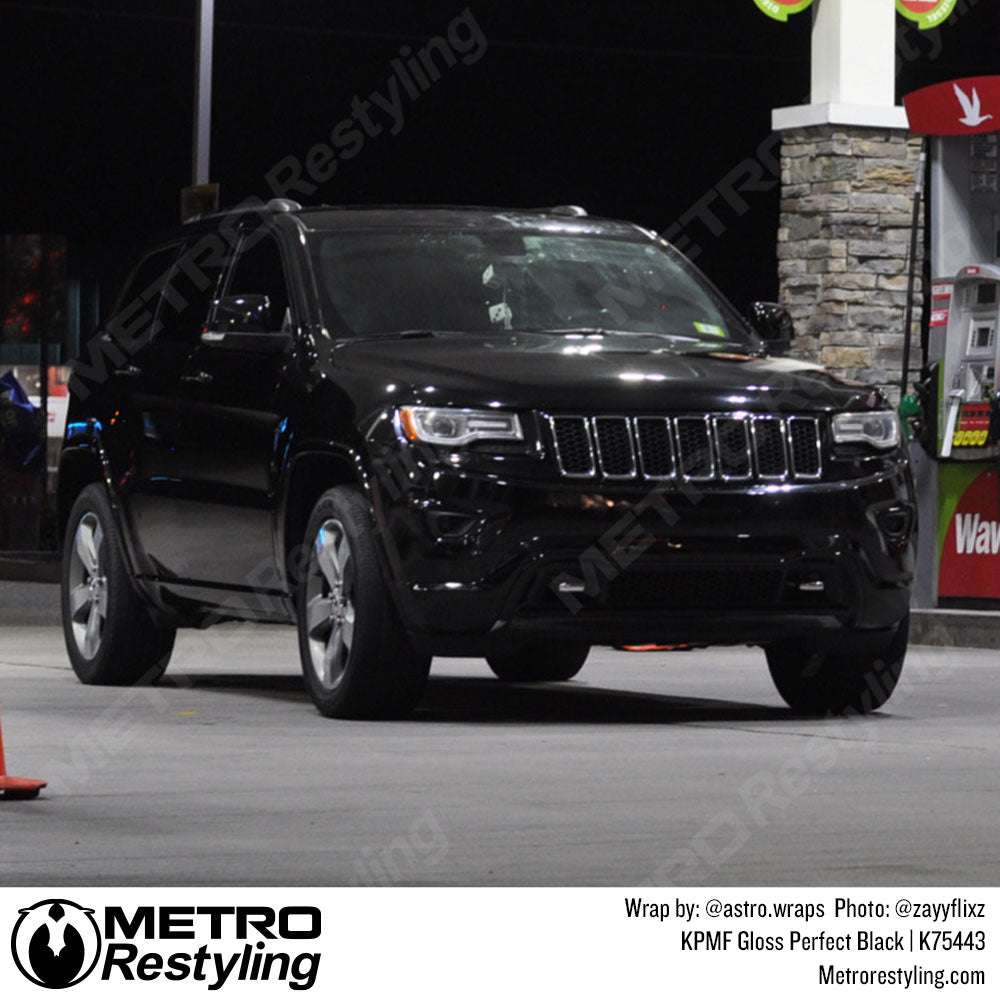 Gloss black jeep wrap