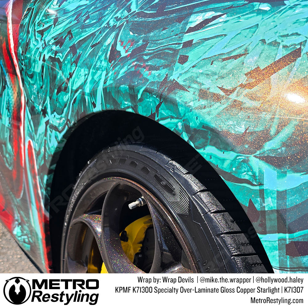 Gloss Copper Starlight Overlaminate - KPMF | Metro Restyling