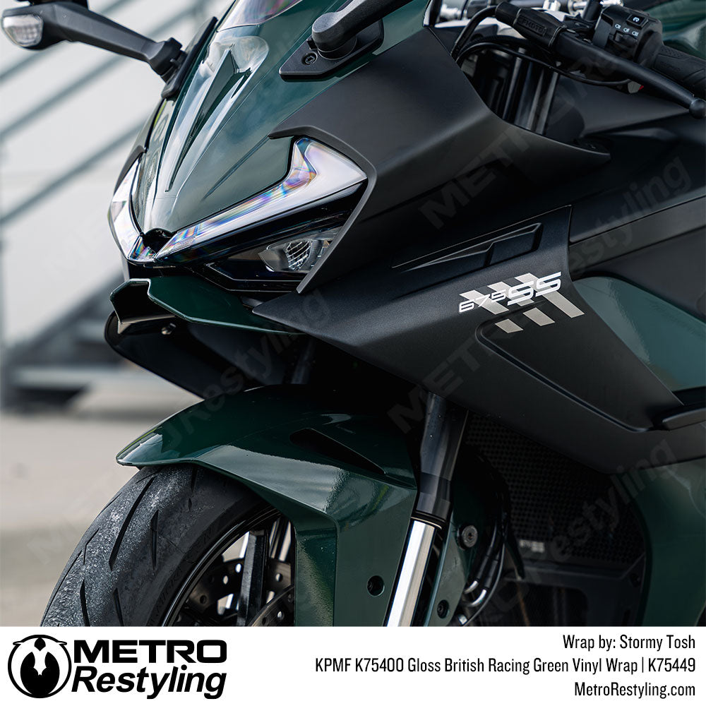 KPMF K75400 Gloss British Racing Green Vinyl Wrap K75449