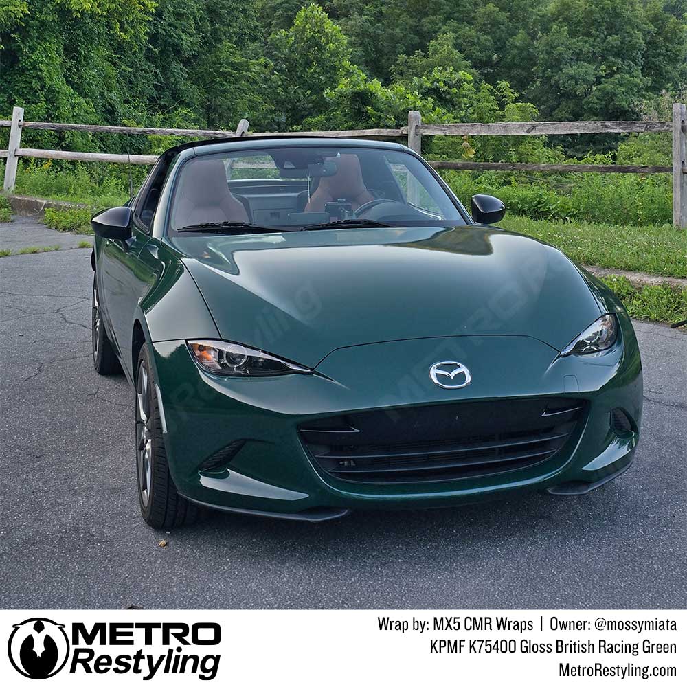 KPMF K75400 Gloss British Racing Green Vinyl Wrap K75449