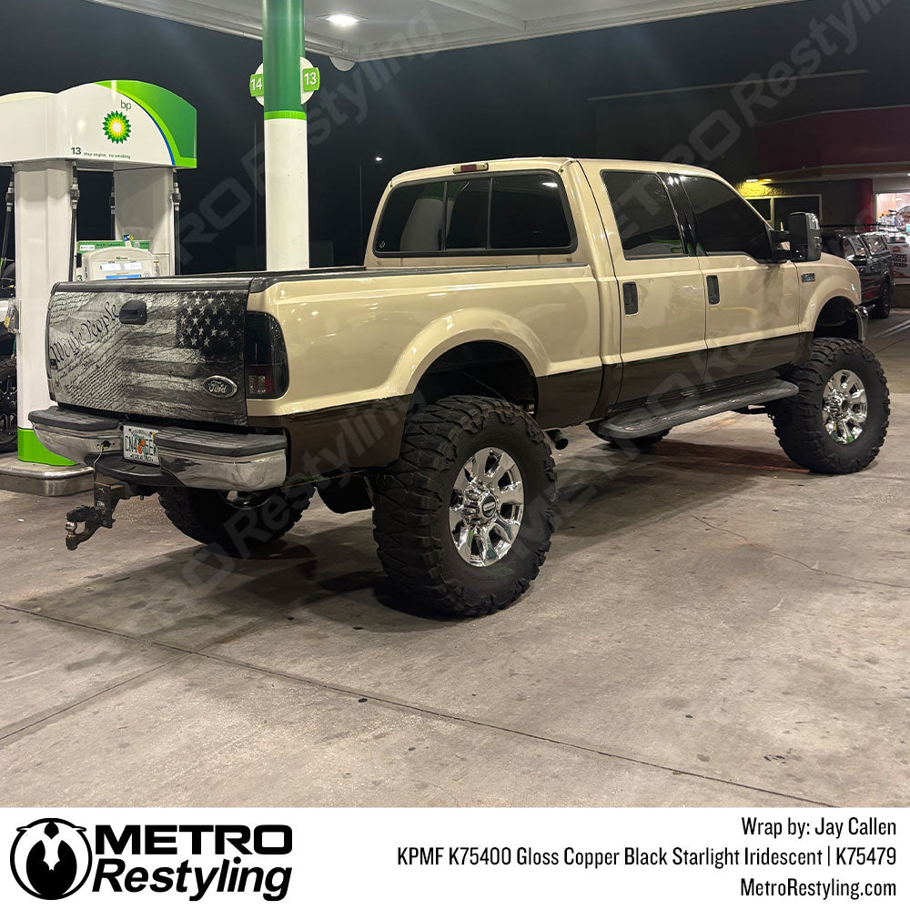 Desert truck wrap