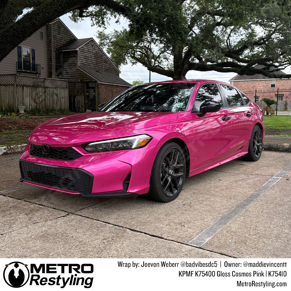 KPMF K75400 Gloss Cosmos Pink Vinyl Wrap | K75410