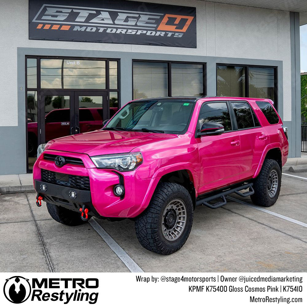 Pink Toyota 4Runner Vinyl Wrap