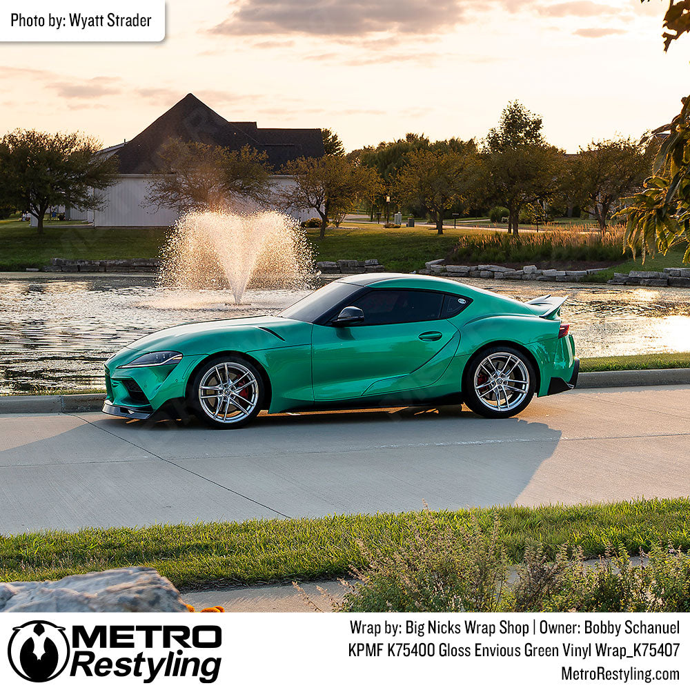 KPMF K75400 Gloss Envious Green Vinyl Wrap | K75407