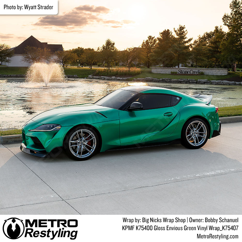 KPMF K75400 Gloss Envious Green Vinyl Wrap | K75407