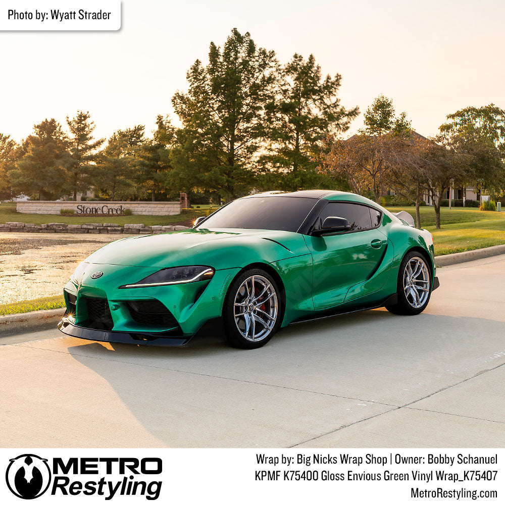 KPMF K75400 Gloss Envious Green Vinyl Wrap | K75407