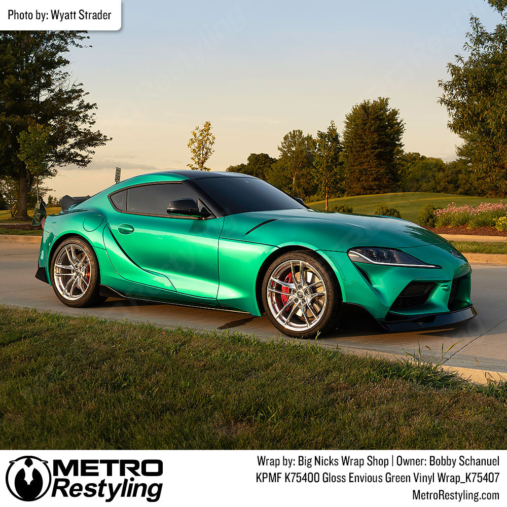 KPMF K75400 Gloss Envious Green Vinyl Wrap | K75407
