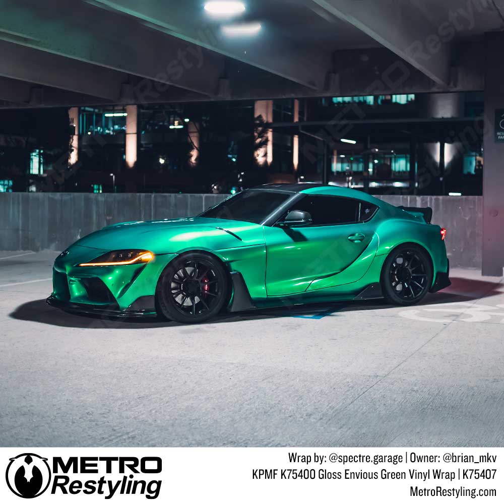 KPMF K75400 Gloss Envious Green Vinyl Wrap | K75407