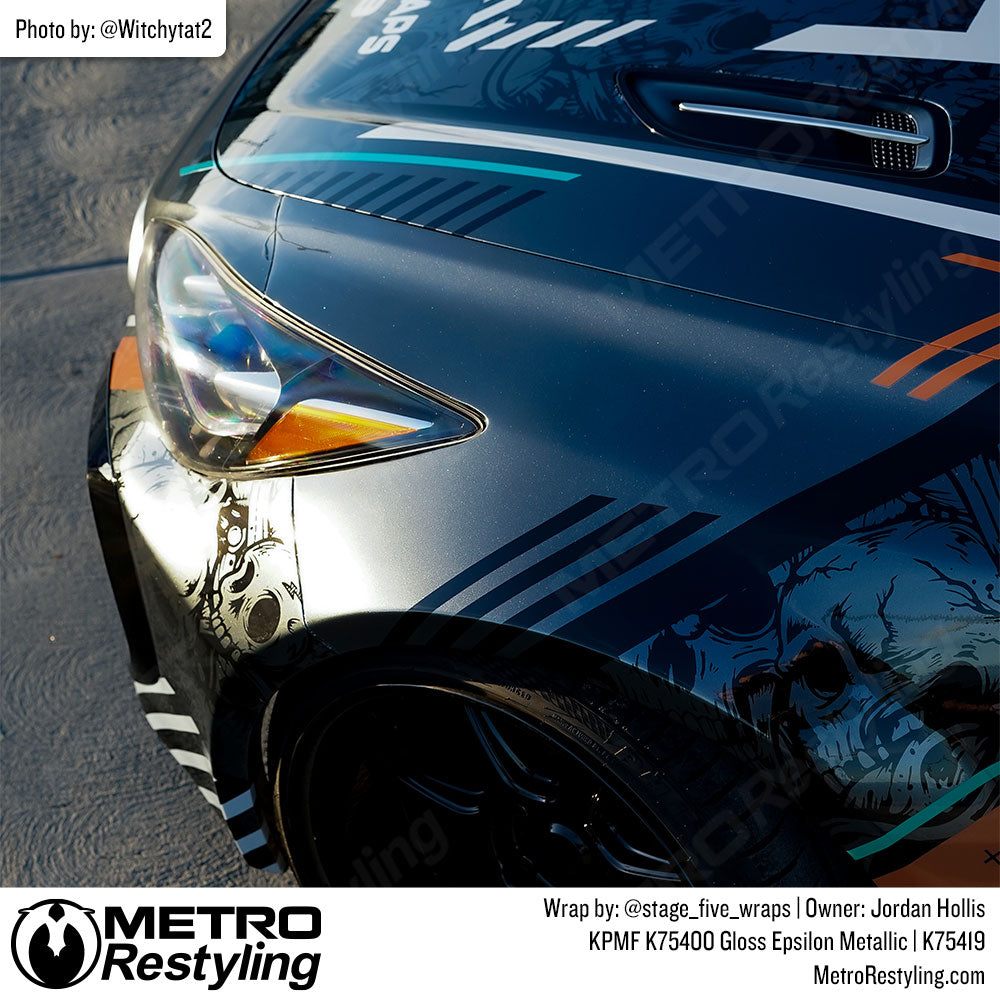 metallic livery wrap