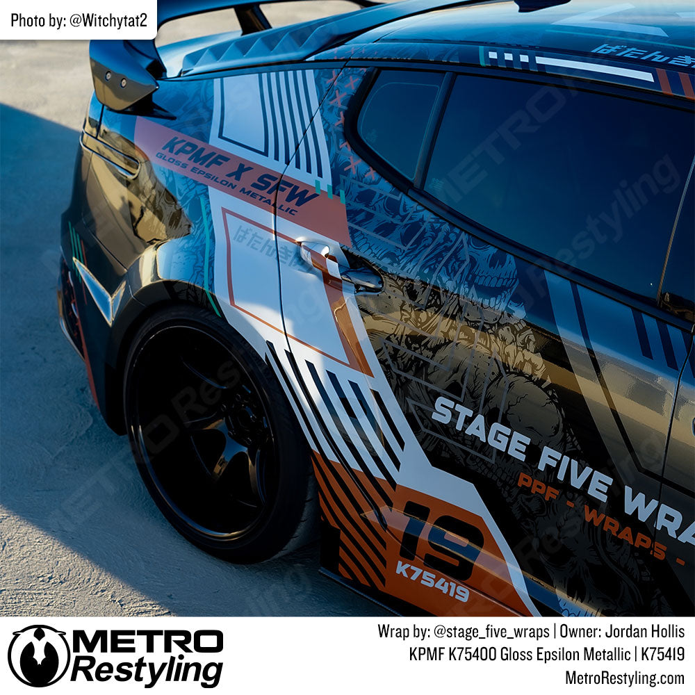metallic livery wrap