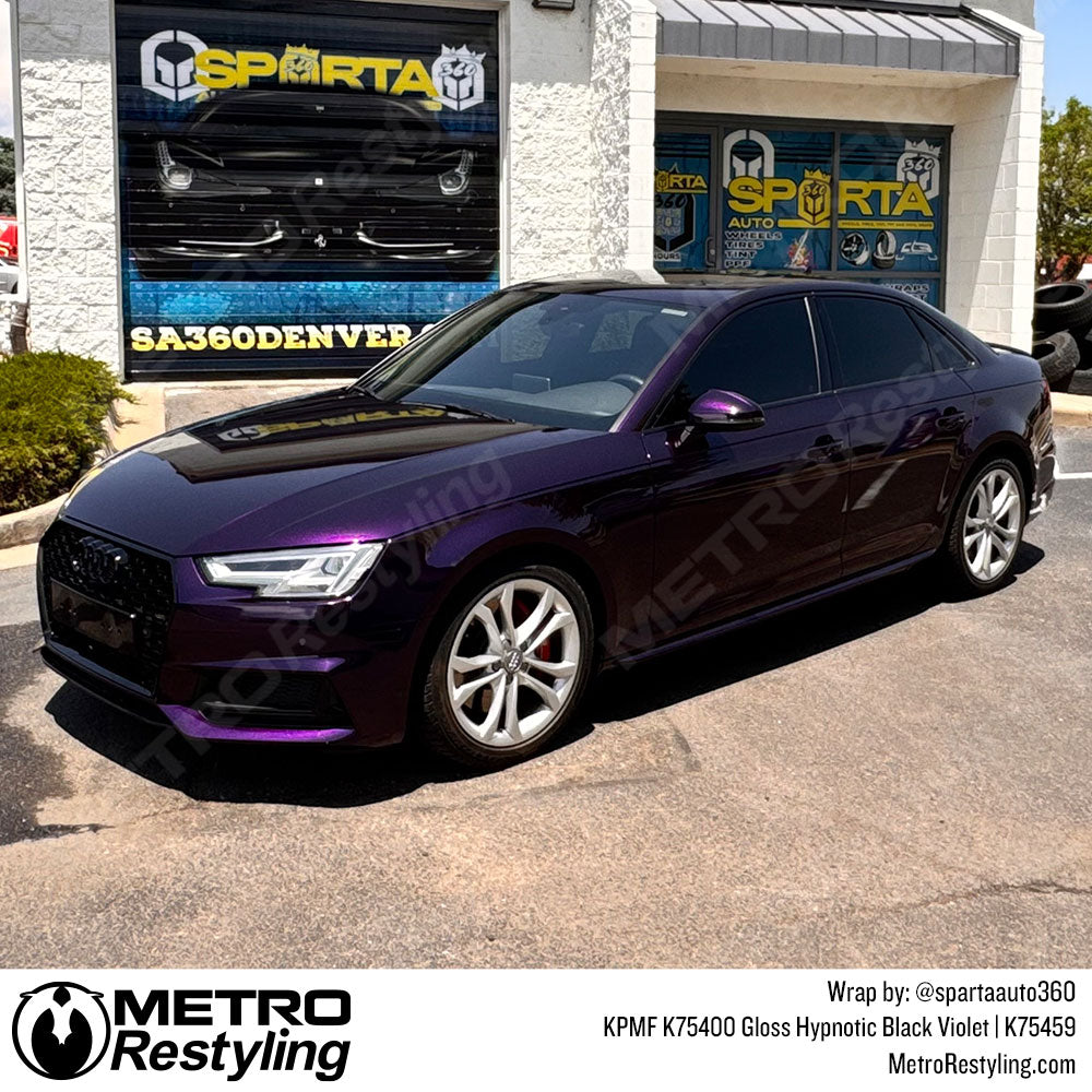 Purple Audi A4 Wrap