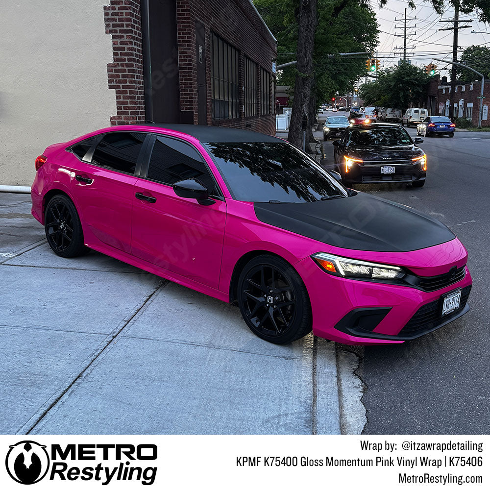 KPMF K75400 Gloss Momentum Pink Vinyl Wrap | K75406