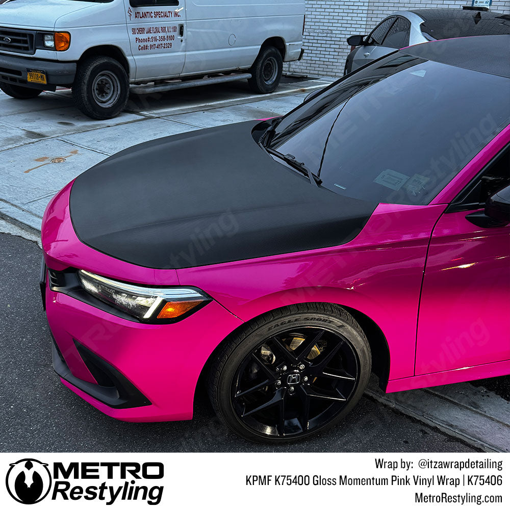 KPMF K75400 Gloss Momentum Pink Vinyl Wrap | K75406