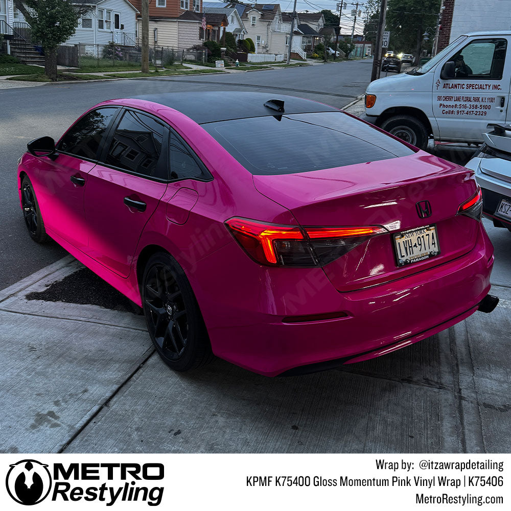 KPMF K75400 Gloss Momentum Pink Vinyl Wrap | K75406