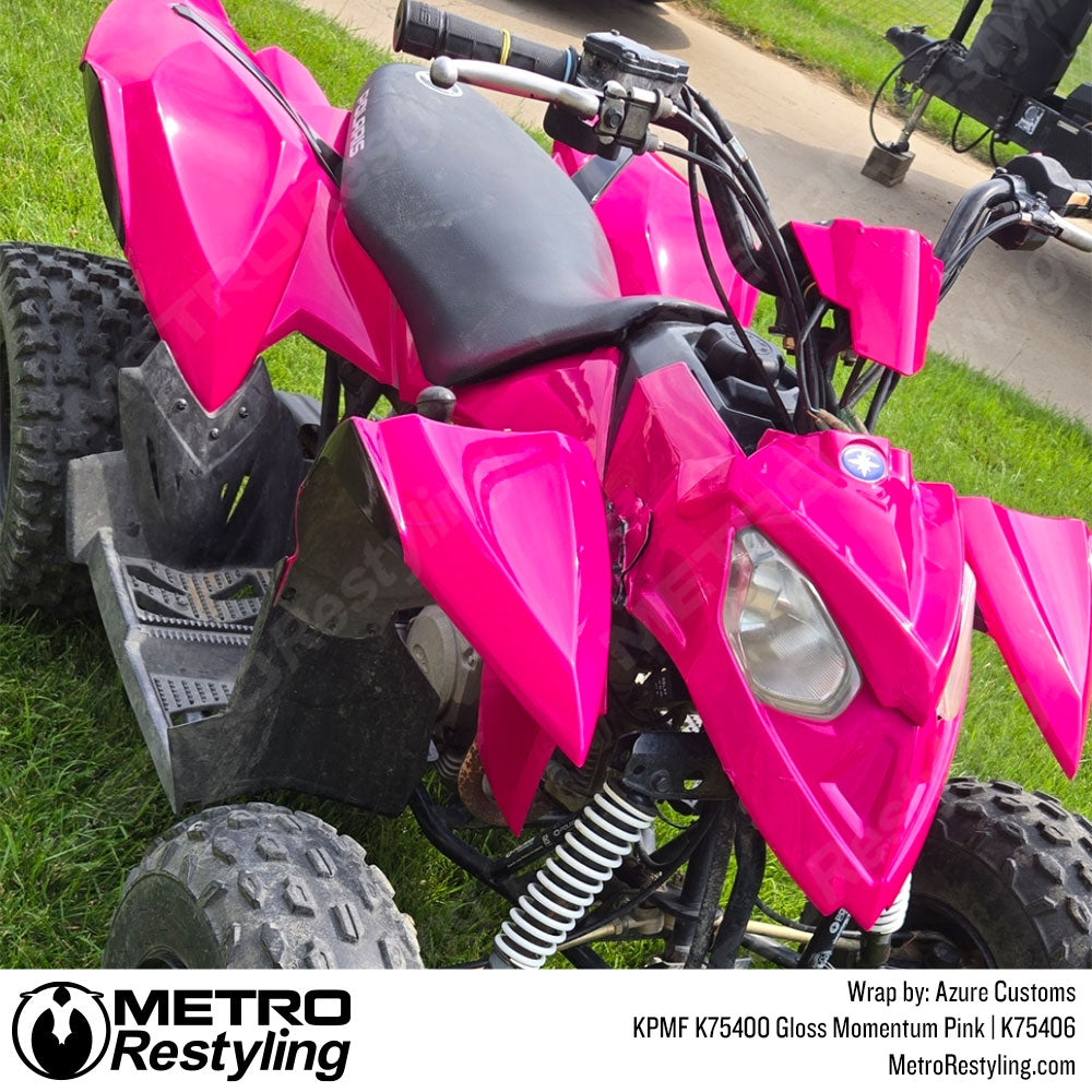Pink ATV Vinyl Wrap