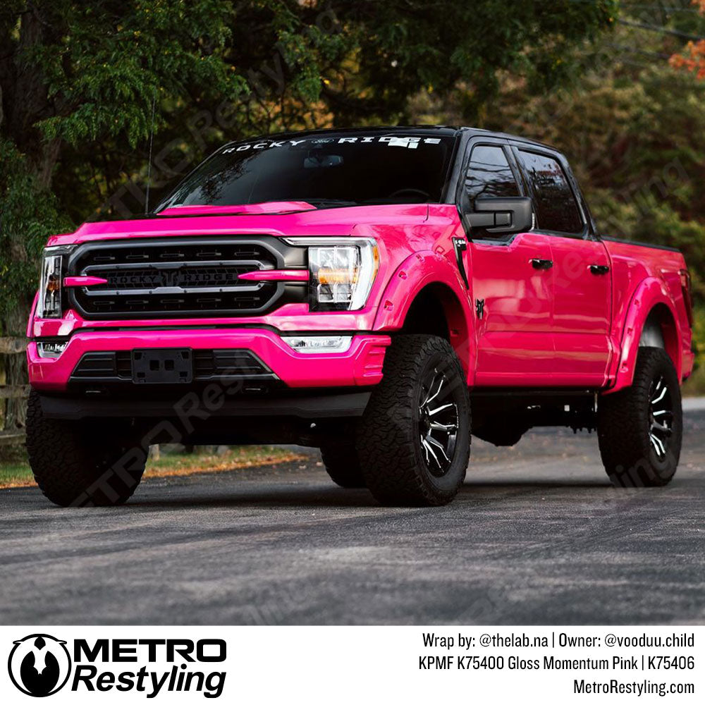 Pink Ford F-150 Truck Wrap