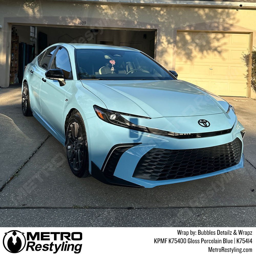 Blue Toyota Camry Wrap