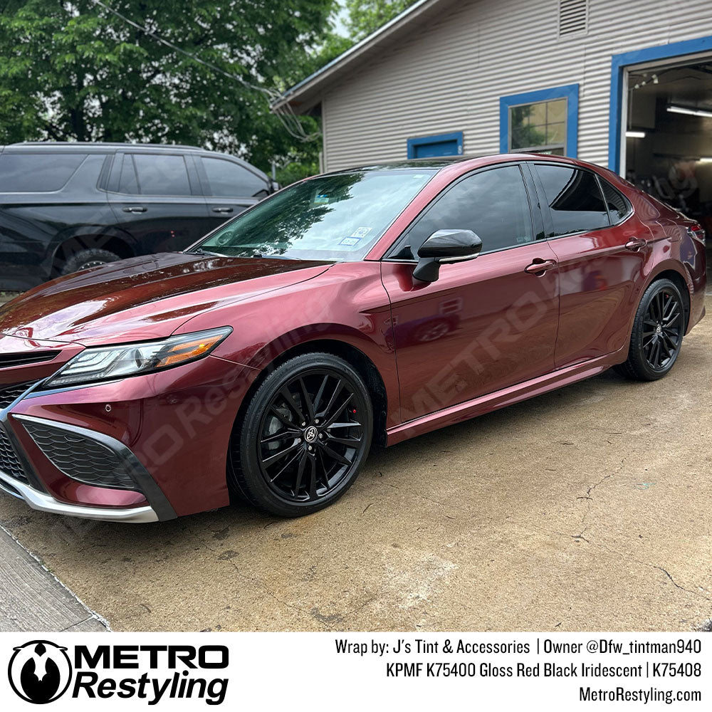 red black toyota wrap