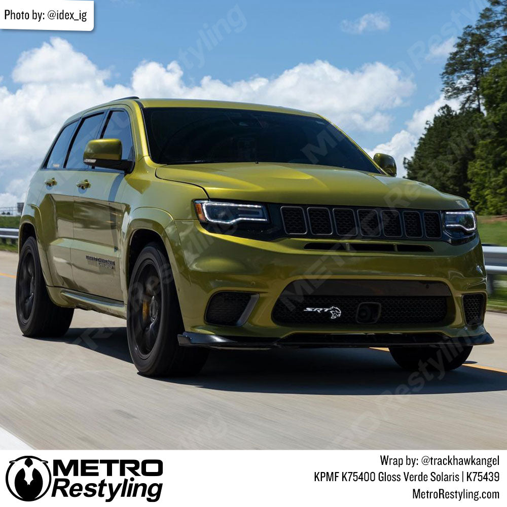 Gloss Green Jeep Grand Cherokee Vinyl