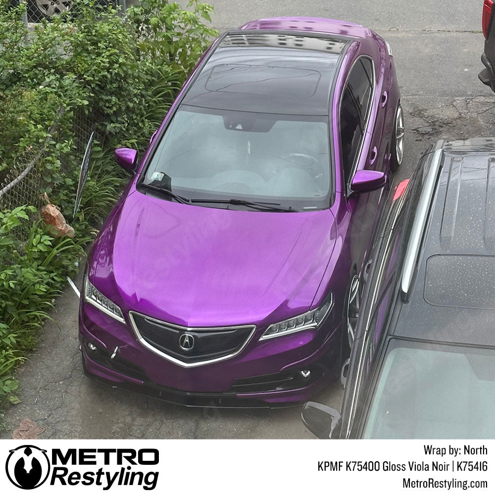 KPMF K75400 Gloss Viola Noir Vinyl Wrap | K75416
