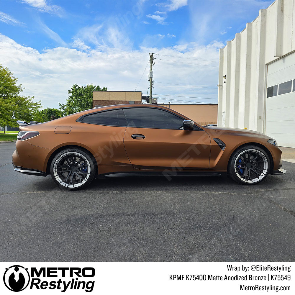 Matte Brown Car Wrap
