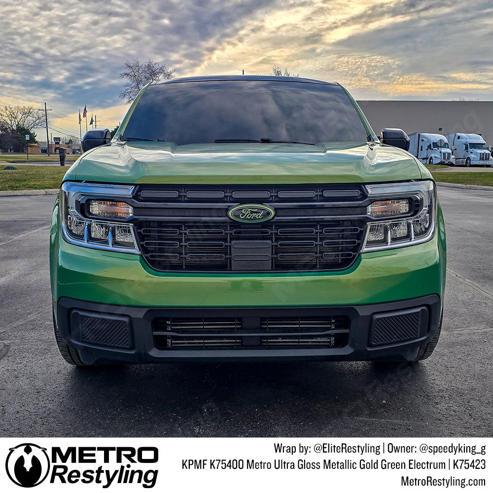 kpmf gold green electrum truck wrap