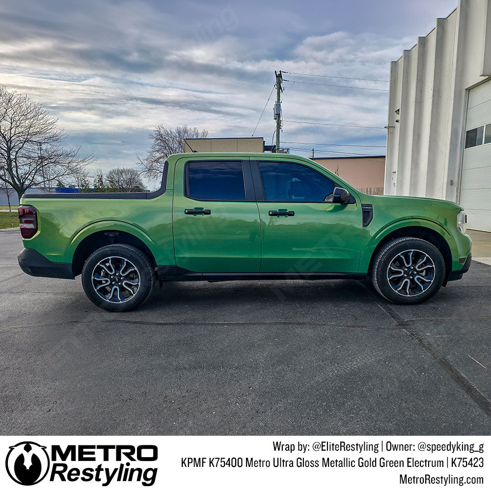 kpmf gold green electrum truck wrap