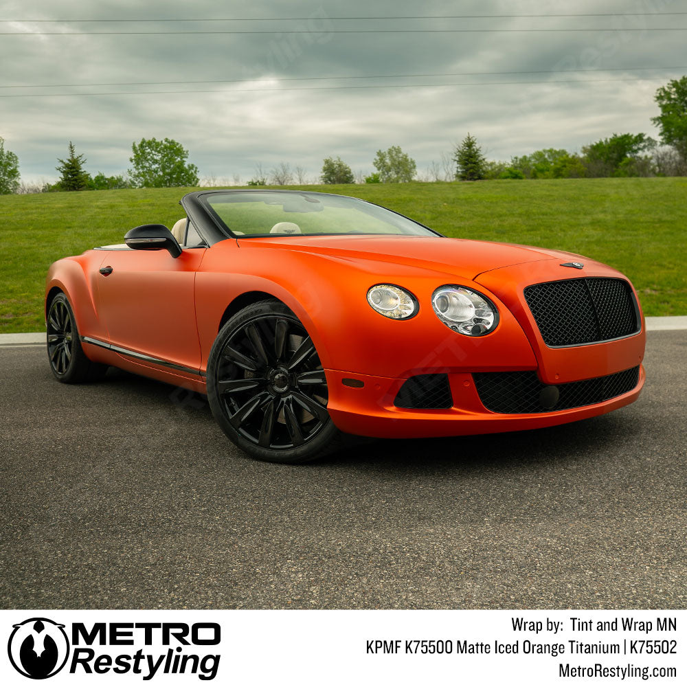 Orange Matte Bentley Wrap