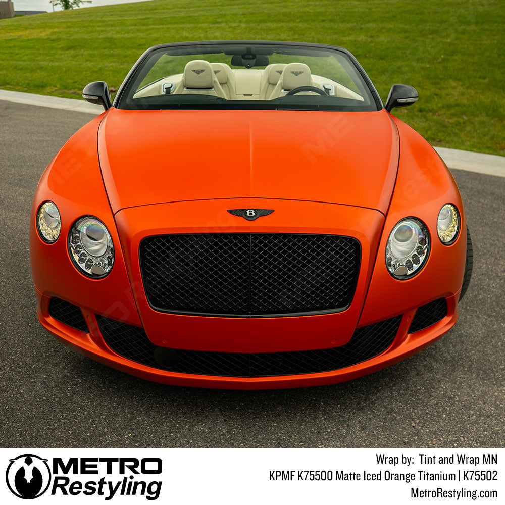 Orange Matte Bentley Wrap