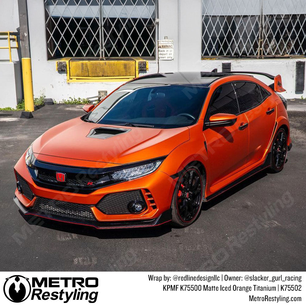 Matte Iced Orange Titanium - KPMF | Metro Restyling