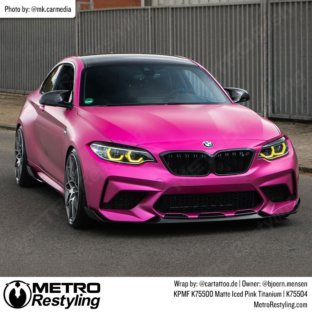 エクセルヒューマンマット　シングル　ピンク Matte Iced Pink Titanium - KPMF | Metro Restyling