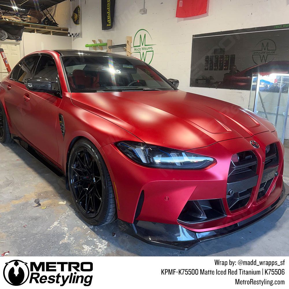 Matte Iced Red Titanium - KPMF | Metro Restyling