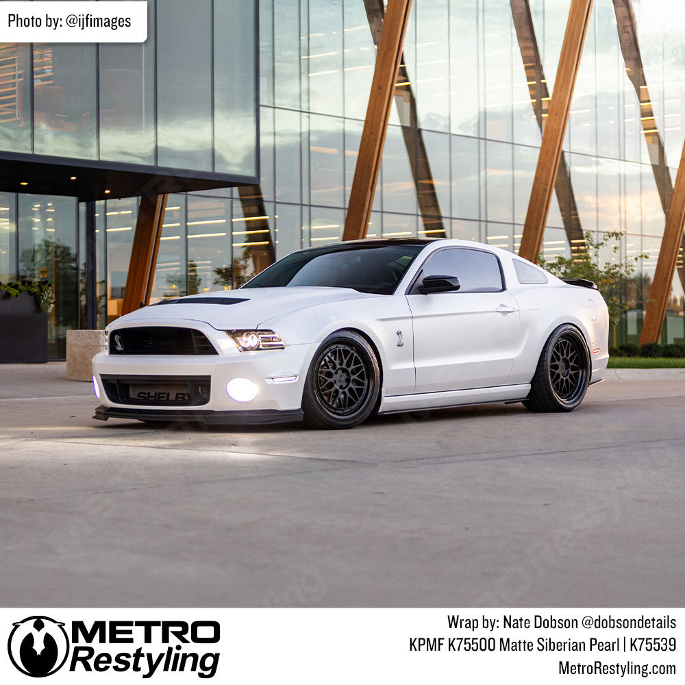 ford gt with white wrap