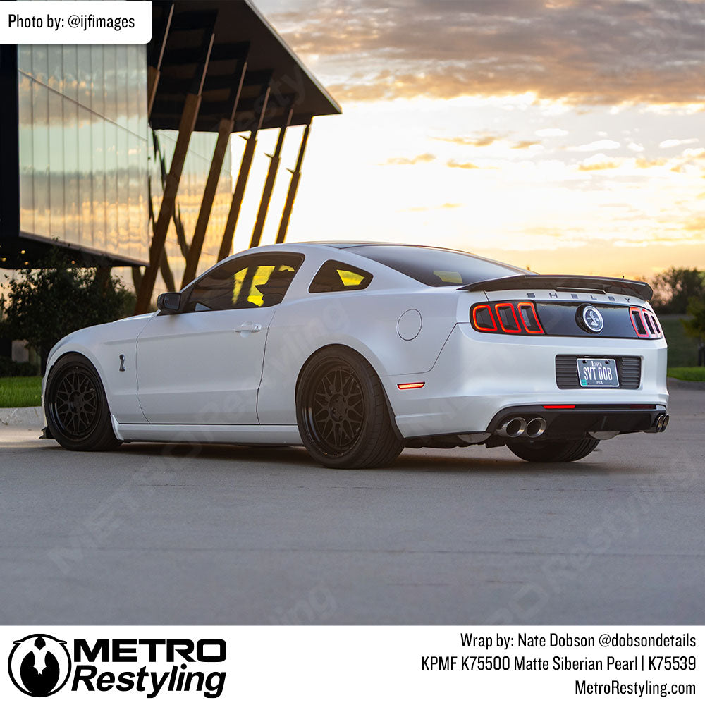 ford gt with white wrap
