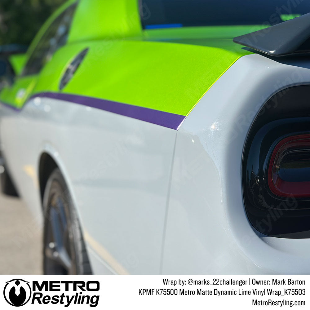 KPMF K75500 Metro Matte Dynamic Lime Vinyl Wrap | K75503