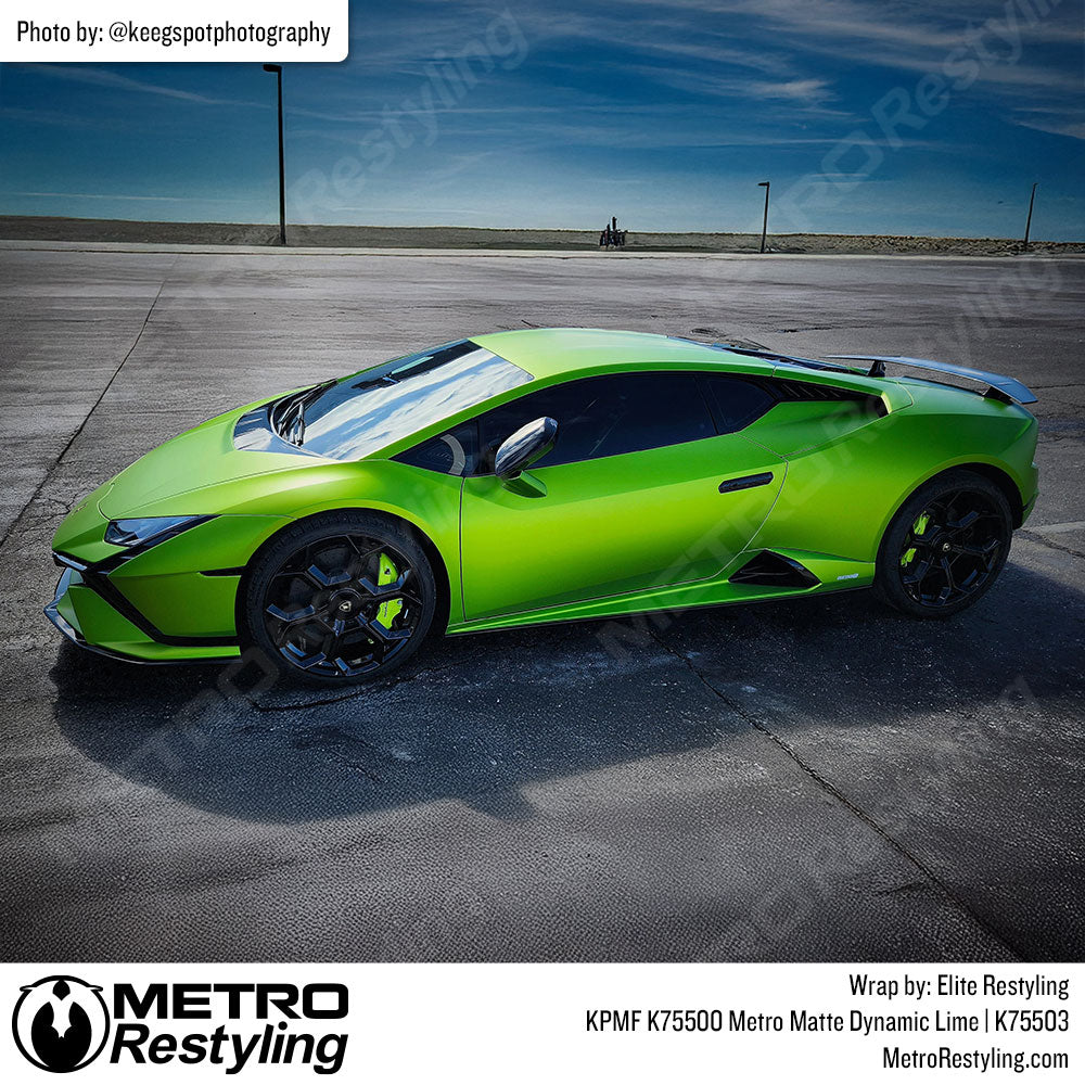 lime green lambo wrap