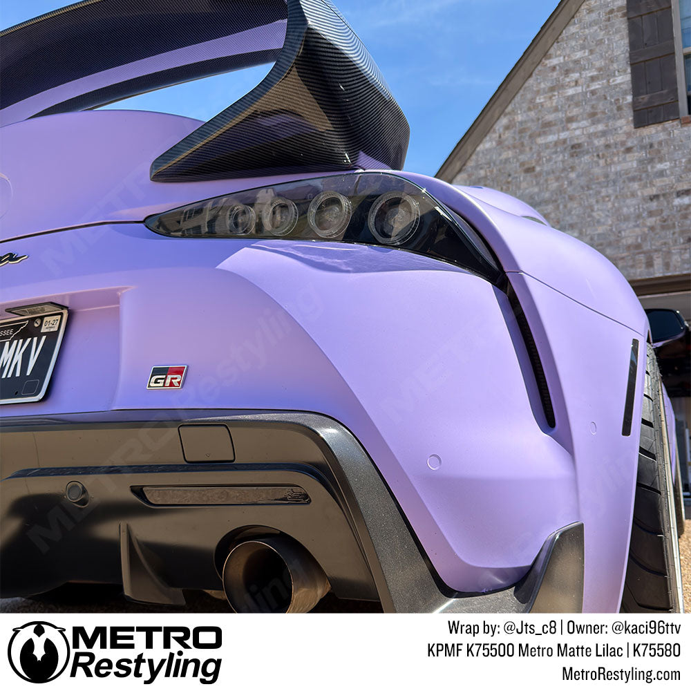 Matte Lilac Vinyl Wrap - KPMF | Metro Restyling