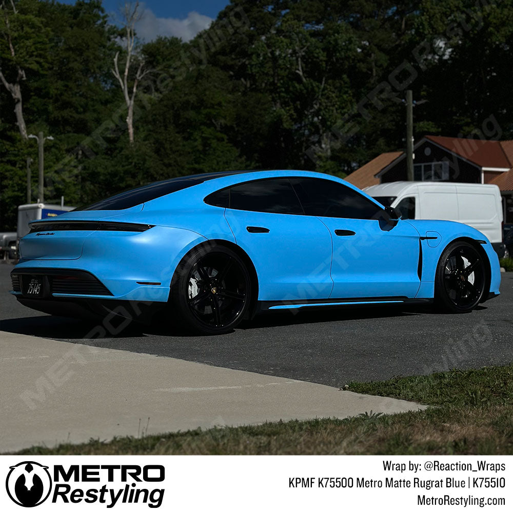 Matte Rugrat Blue Vinyl Wrap - KPMF | Metro Restyling